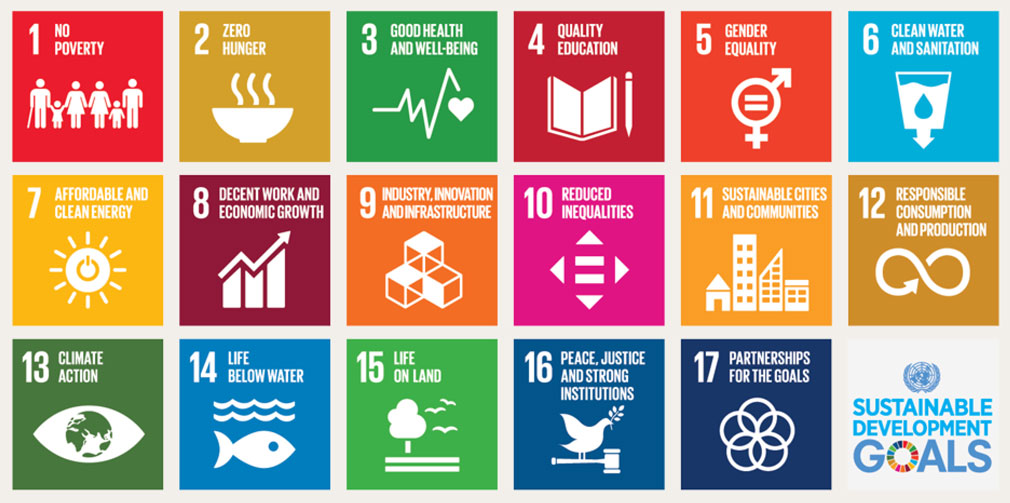 UN sustainability development goals chart