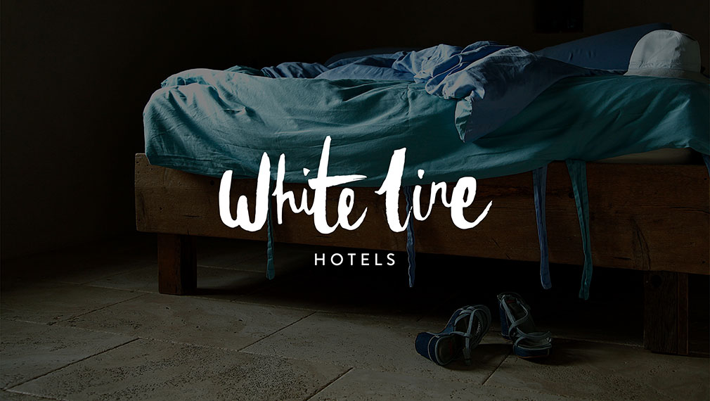 Brand for luxury bespoke travel experience company White Line Hotels