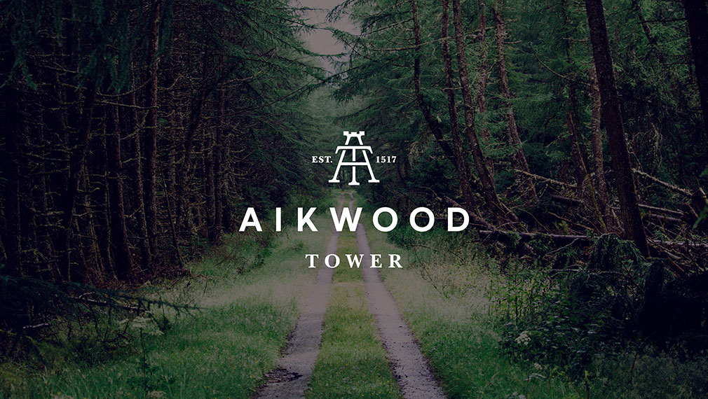 Branding and monogram design for luxury hotel Aikwood Tower