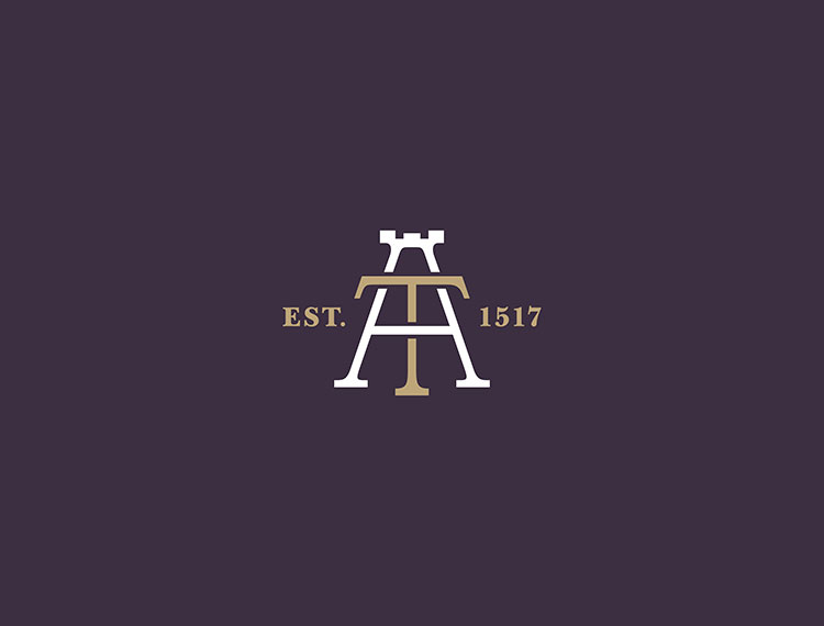 Aikwood Tower monogram design for premium hotelier