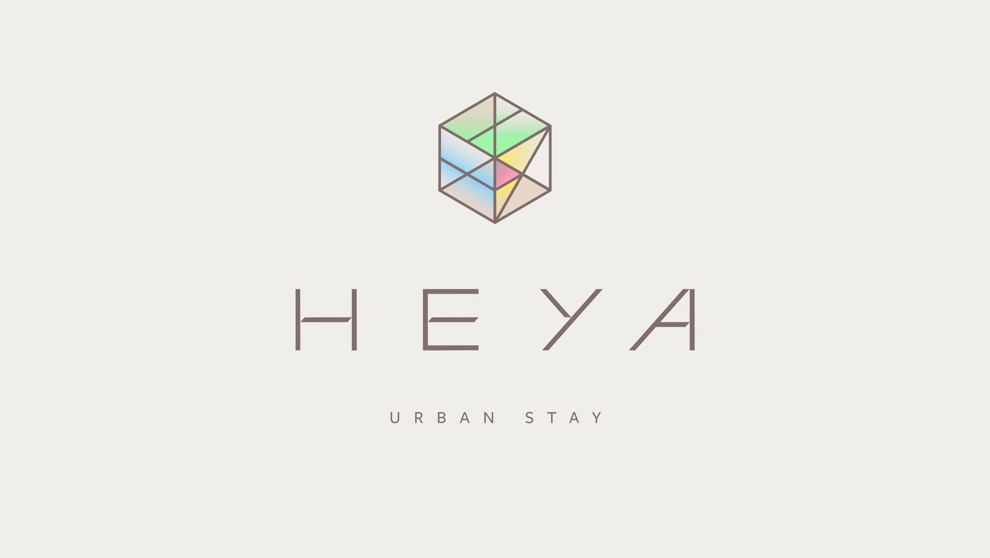 Animation build of Heya brand identity
