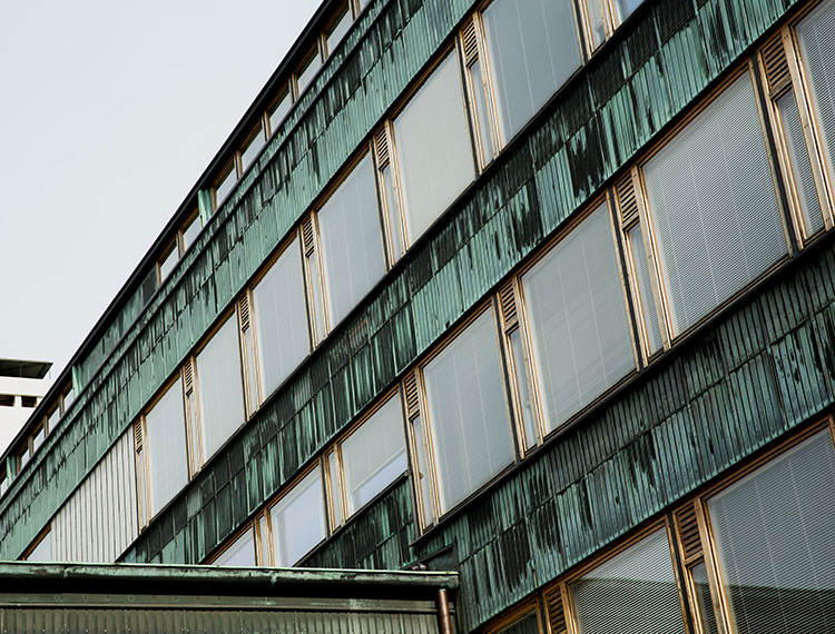 Kulttuuritalo building designed by Finnish architect Alvar Aalto
